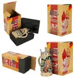 Viking Beer Stein with Pewter Lid - 1L