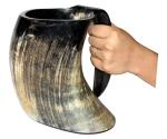 Viking Drinking Horn Mug Tankard - 36 Ounces