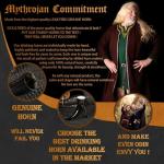 Mythrojan Viking Drinking Horn - 400 ml Ale Tankard