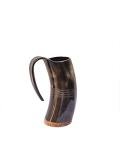 Viking Drinking Horn Mug with Burlap Sack - 20 Oz