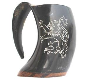 Dragon Design Viking Drinking Horn Beer Tankard