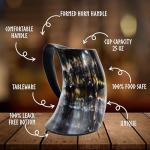 Handmade Viking Horn Mug - Unique Drinking Cup
