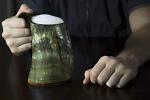 Viking Drinking Horn Mug Set for Mead & Beer