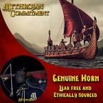 Authentic Viking Drinking Horn Mug - 20 oz