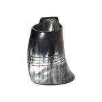 Viking Drinking Horn Mug Set for Mead & Beer