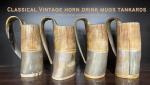 Viking Horn Mug Set – Rustic Ale Tankards
