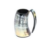 Viking Drinking Horn Mug Set for Mead & Beer