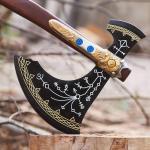 35" Handmade Kratoss Viking Axe for Cosplay