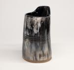 Viking Drinking Horn Tankard Mug - 7" Natural Ox Horn