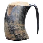 Distressed XL Viking Beer Mead Drinking Horn Tankard