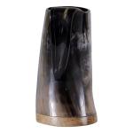 Viking Drinking Horn Mug with Burlap Sack 20 Oz