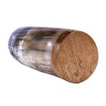 Viking Drinking Horn Mug with Burlap Sack 20 Oz