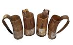 Viking Horn Mug Set – Rustic Ale Tankards