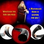 Viking Drinking Horn Mug for Ale and Beer