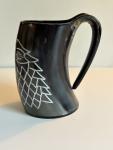Wolf Drinking Horn Tankard Mug for Vikings
