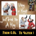 Viking Drinking Horn Mug for Ale and Beer