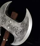 Viking Two-Handed Foam Axe for Battle Play