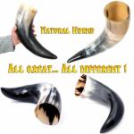 Viking Drinking Horn Mug for Ale and Beer