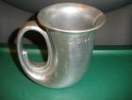 Viking Horn Drinking Tankard in Pewter, 5" Tall