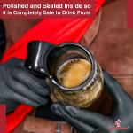 Distressed XXL Viking Drinking Horn Tankard