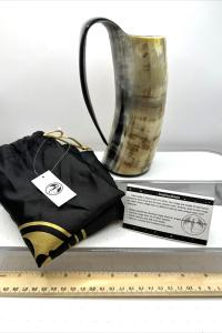 Viking Horn Tankard Mug - Medieval Style