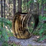 Viking Ox Horn Drinking Cup for Mead or Beer