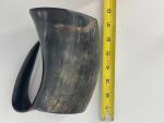 Viking Ox Horn Drinking Mug for Beer