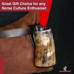 Distressed XXL Viking Drinking Horn Tankard