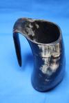 Viking Ox Horn Tankard for Ale and Beer
