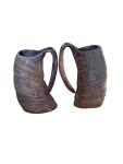 Buffalo Horn Tankard for Ale and Beer