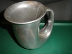 Viking Horn Drinking Tankard in Pewter, 5" Tall