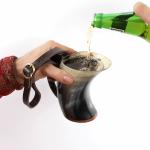 Viking Drinking Horn with Leather Strap - 300 ML