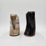 Set of 2 Viking Drinking Horn Beer Mugs