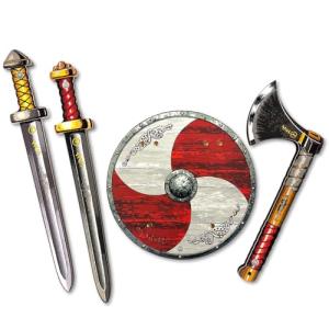 Liontouch Viking Foam Sword, Shield, & Axe Set