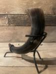 Viking Drinking Horns with Stand - 11” Tankard