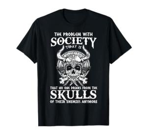 Funny Viking Odin Valhalla Society T-Shirt