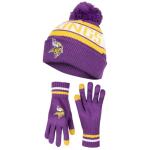Minnesota Vikings Soft Knit Beanie and Gloves Set