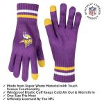 Minnesota Vikings Soft Knit Beanie and Gloves Set