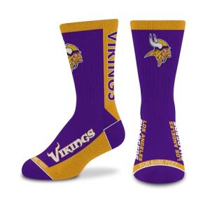 Minnesota Vikings Youth Team Color Crew Socks