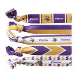 Minnesota Vikings NFL Knotted Hair Tie Set