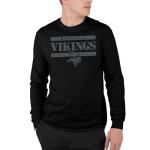 Minnesota Vikings Long Sleeve Fan T-Shirt - Black