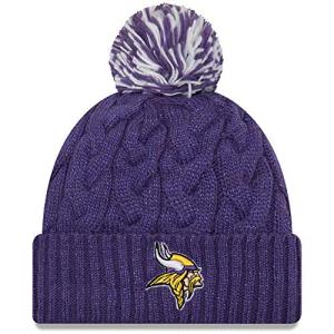 Minnesota Vikings Women's Purple Knit Pom Beanie