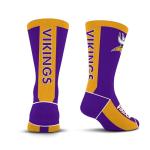 Minnesota Vikings Youth Team Color Crew Socks