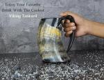 Viking Drinking Horn Mug - 16 Oz Medieval Style