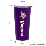 Minnesota Vikings 18oz Soft Touch Tumbler