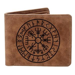 Personalized Viking Leather Wallet for Men