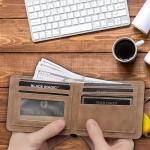 Personalized Viking Leather Wallet for Men