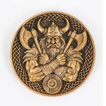 Norse Mythology 3D Challenge Coin with Valknut
