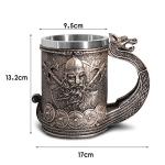 Noric Viking Ship Dragon Beer Mug - 17oz