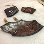 Kraatos Viking Battle Axe with Wooden Handle